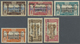 * Kamerun: 1915, 1 C. - 2 Fr. Complete Set Of Unused Stamps Of Gabon With Inscription "AFRIQUE EQUATOR - Cameroun (1960-...)