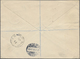 Br Kenia - Britisch Ostafrika: 1901, Registered Letter With Four Colur Franking From MOMBASA To Germany - British East Africa