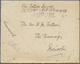 Br Kenia - Britisch Ostafrika: 1915. Stampless Envelope (small Stains) Addressed To Nairobi Endorsed 'O - British East Africa
