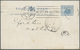 GA Kokos-Inseln: 1911, Western Australia Swan Stationery 1d Blue Canc. "PERTH W. A. 1 MAY 11" To Malta - Cocos (Keeling) Islands