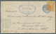 Br Kolumbien: 1889. Envelope (faults) Addressed To London Bearing Yvert 87, 10c Orange Tied By Bar Obli - Colombie