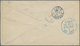 Br Kolumbien: 1894, Envelope Bearing 10 C Tied By Killer-duplex "MEDELLIN ENE 10 1894" And Negative Esc - Colombie