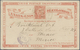 GA Kolumbien - Ganzsachen: 1883, UPU Stationery-card 2 C Red On Buff Very Fine Used From "BARANQUILLA A - Colombie