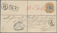 GA Liberia: 1863. Registered And Advice Of Receipt Postal Stationery Envelope (vertical Fold) Cancelled - Liberia