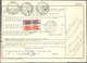 Br Libyen: 1956, Parcel Coupon Bearing King Idris 200 Mil, 100 Mil And 2x10 Mil Cancelled "TRIPOITANIA - Libië