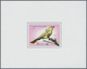 ** Libyen: 1976, Definitive Issue 'BIRDS' Complete Set Of Five In Special Imperforate Miniature Sheets - Libië