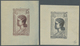 (*) Madagaskar: 1930, Definitives "Rural Life", Design "Native Woman", Two Imperforate Essays Of Not Rea - Autres & Non Classés