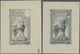 (*) Madagaskar: 1936/40, General Gallieni, Group Of Four Single Die Proofs Of Similar But Not Realised D - Autres & Non Classés