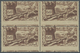 ** Marokko: 1940, 60c. Brown "Remparts De Sale", Misperforated Block Of Four, Therefore Appearance As " - Marokko (1956-...)