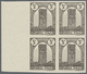 ** Marokko: 1943/1944, Definitives "Tour Hassan", 3fr. Brown, Imperforate Left Marginal Block Of Four W - Maroc (1956-...)