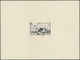 (*) Marokko: 1945, 50fr. Airmail, Non Adopted Design, Imperf. Proof In Black, Presented On Cardboard Siz - Marokko (1956-...)