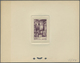 (*) Marokko: 1947, 2fr. Kasbah, Group Of Nine Epreuve In Differing Colours (partly Some Striated Toning) - Maroc (1956-...)