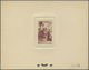 (*) Marokko: 1947, 29fr. Kasbah, Group Of Eight Epreuve In Differing Colours (partly Some Striated Tonng - Maroc (1956-...)