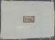 (*) Marokko: 1954, 40fr. Airmails, Epreuve D' Artiste In Brown On SILK, With Artist's Signature. Extreme - Marokko (1956-...)