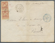 Br Martinique: 1877. Envelope To Paris (verical Folded And Few Stains) Bearing French General Colonies - Autres & Non Classés