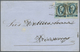 Br Mexiko: 1856, 1 R. Yellow Horizontal Pair With Overprint "MORELIA", Full Margins On Two Sides, On Fo - Mexique