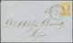 Br Mexiko: 1856, 1 R. Yellow With Overprint "GUANAJUATO", Full Margins On Two Sides, On Folded Envelope - Mexique