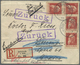 Br Mexiko: 1913, Bavarian Registered-envelope Bearing 4x 10 Pf Sent From "SULZBACH 20 JUL 13" To Durang - Mexico