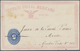 GA Mexiko - Ganzsachen: 1894, 5c. Blue Postal Stationery Card Showing Inverted Value At Bottom Left, Ti - Mexico