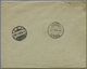 Br Mocambique: 1894, 5 R, 10 R,20 R And 25 R On Envelope Sent To Hildesheim. Germany, Two Stamps With F - Mozambique