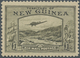 ** Neuguinea: 1939, Bulolo Goldfields Airmail Issue £1 Olive-green, Mint Never Hinged But Little Gum To - Papoea-Nieuw-Guinea