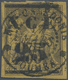 O Neukaledonien: 1881, "NCE 25" (C) On 35 (C) Blackbrown On Dark Yellow, With Wide Margins Cut, Neat C - Autres & Non Classés