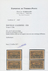 Brfst Neukaledonien: 1924, 25 C. On 5 F. Black On Orange Ship With Overprint, Four Different Overprint Typ - Autres & Non Classés