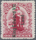 * Neuseeland: 1908, New Zealand Stamp With Vertical Overprint "King Edward VII Country", Unused. ÷ 190 - Ongebruikt