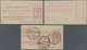 GA Neuseeland - Ganzsachen: 1892, PTPO Stat. Postcard QV ½d. Rose 'newspaper Postage' With Printed Addr - Entiers Postaux