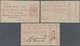 GA Neuseeland - Ganzsachen: 1892, PTPO Stat. Postcard QV ½d. Rose 'newspaper Postage' With Printed Addr - Postwaardestukken