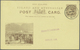 GA Neuseeland - Ganzsachen: 1901, Three Pictorial Stat. Postcards QV 1d. Brown On Yellow Surfaced Stock - Postal Stationery