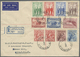 Br Norfolk-Insel: 1947, Eleven Stamps Of Australia Incl. 1 D. Red With Two Different Colour, Each Tied - Norfolk Eiland