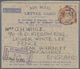 GA Ostafrikanische Gemeinschaft: 1943, Three Air Mail Letter Cards With Red Value Tablet Of Metermark ' - Afrique Orientale Britannique