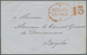 Br Panama: 1840 (ca.), Pre-philatelic Folded Entire With Very Fine Red Oval 'PANAMA / FRANCO' Marking W - Panama