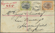 Br Papua: 1921. Registered Envelope (faults/stains) Addressed To England Bearing Papua SG 93, ½d Myrtle - Papoea-Nieuw-Guinea