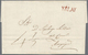 Br Peru: 1800/1831, Three Complete Folded Letters With One-liner LIMA (in Black) To Trujillo, TACNA And - Peru