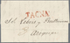 Delcampe - Br Peru: 1800/1831, Three Complete Folded Letters With One-liner LIMA (in Black) To Trujillo, TACNA And - Pérou