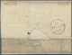 Br Peru: 1821, May 26th, At The Time Of The Liberation War Folded Letter Sheet To London With Red "PORT - Pérou