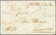 Br Peru: 1825/1830, Four Folded Letters With Black One-liners Without Text From Lima To A Colonel In A - Pérou