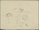 Br Reunion: 1891, 75 C. Red, 'Allegorie" Overprinted "REUNION" On Front Of A Registered Cover, Extraord - Brieven En Documenten