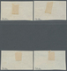 (*) Reunion: 1922, Landscapes, Four Color Proofs, Without Declaration Of Value In The Cartridge And Unpe - Lettres & Documents