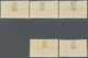 Brfst Reunion: 1926, 25 C. On 2 Fr. Carmine/brown-lilarc With Overprint, Five Different Overprint Types In - Brieven En Documenten