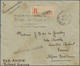 Br Reunion: 1937, "ROLAND GARROS" Flight, 50c. Red Left Marginal Block Of Four Showing Variety "BOTH LO - Lettres & Documents