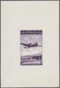 (*) Reunion: 1942, Airmails, Single Die Proof In Violet Without Value On Cardboard Sized 6:9 Cm. Maury R - Brieven En Documenten