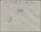 Br Reunion: 1943, Tourismus 3 Fr. Violet, 2 Fr. Orange-red And 50 C. Red With Overprint "France Libre" - Covers & Documents