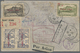 Br Reunion: 1943, World's Fair New York 2,55 Fr. Blue, Vertical Pair And Two Differents Stamps With Ove - Covers & Documents