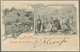 St. Helena: 1901, "P. A. Cronje", Original Signature Of Boer War General Cronje On Ppc "Kent Cottage - Sint-Helena