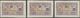 Brfst St. Pierre Und Miquelon: 1924, 25 C. On 2 F. Violet/brown Sailing Ship With Overprint, Three Differe - Other & Unclassified