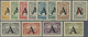 * SCADTA - Länder-Aufdrucke: 1923, GERMANY: Colombia Airmail Issue With Black Opt. 'A' Complete Set Of - Vliegtuigen