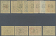 */(*) SCADTA - Länder-Aufdrucke: 1923, GREAT BRITAIN: Colombia Airmail Issue With Black Opt. 'GB' Complete - Avions